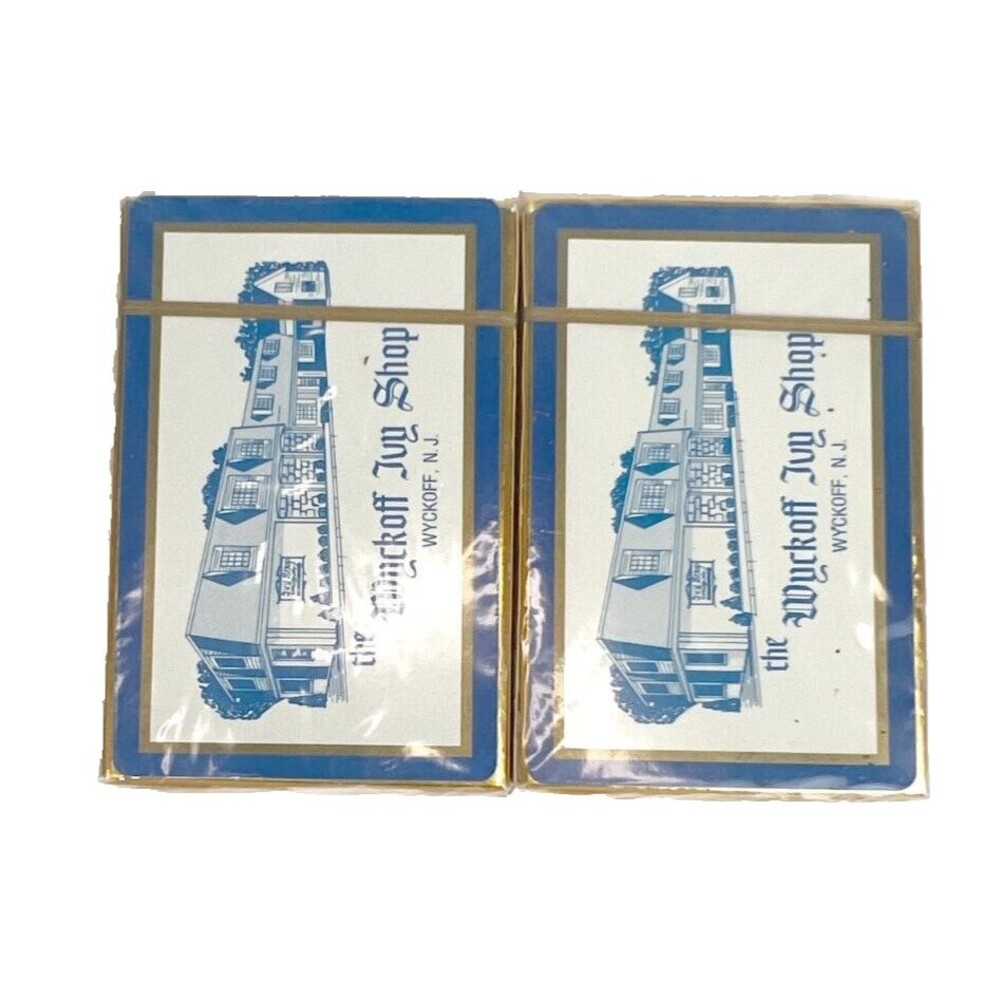 2 Packs of Vintage Playing Cards Cards Sealed Unopened Wycoff Jug Shop